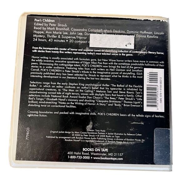 Poes Children: The New Horror: An Anthology - Audio CD - VERY GOOD - Picture 2 of 8